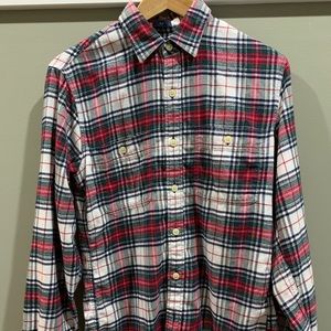 JCREW men’s slim flannel shirt size small